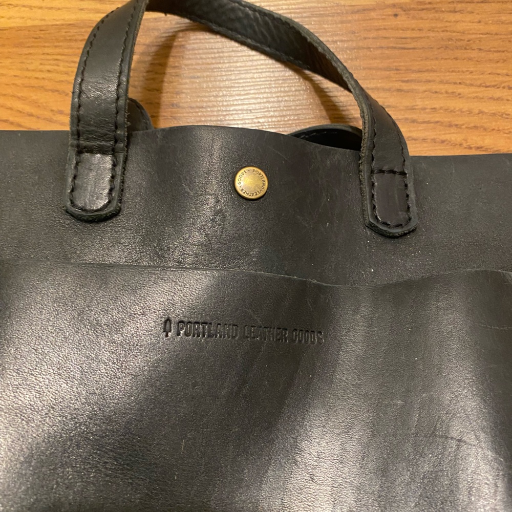 Portland Leather Mini Leather Tote Bag - Picture 2 of 8